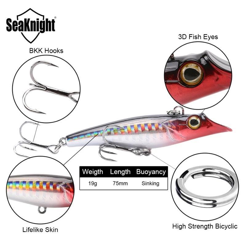 Seaknight Sk015 1ks 19g 75mm Potápějící Se Rybářská Tužka 3d Eyes Simulation Skin Hard Fish Návnady