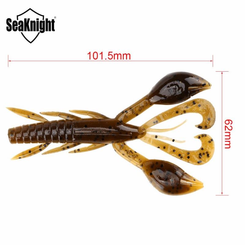 Seaknight Sl019 6ks 10g 101.5mm/4'' Měkká Rybářská Návnada Worm Swinging Tail