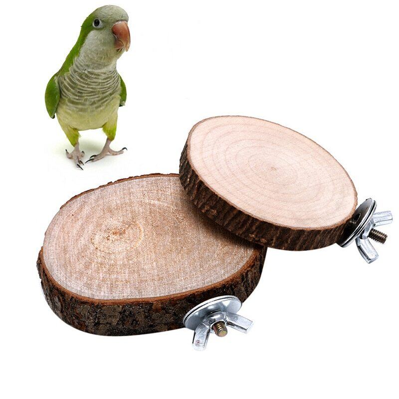 Doplňky Dřevěné Závěsné Klece Parrot Pet Bird Toy