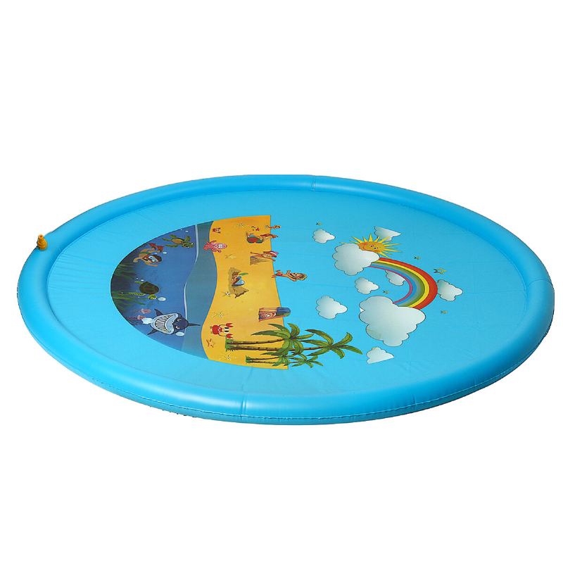 170cm Zahradní Vodní Rozprašovací Podložka Dětský Zavlažovač Splash Play Mat Summer Toys