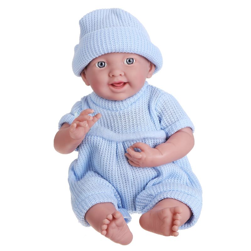 39x18cm Baby Dolls Handmade Design Látkové Tělo Pva Alive Hračky Pro Panenky Pro Děti Vánoční Dívky