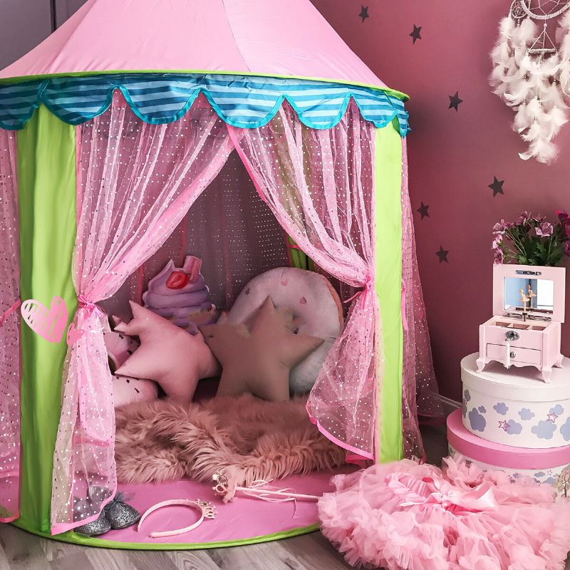 Dětský Stan Na Hraní Teepee Princess Castle Girls Playhouse Indoor