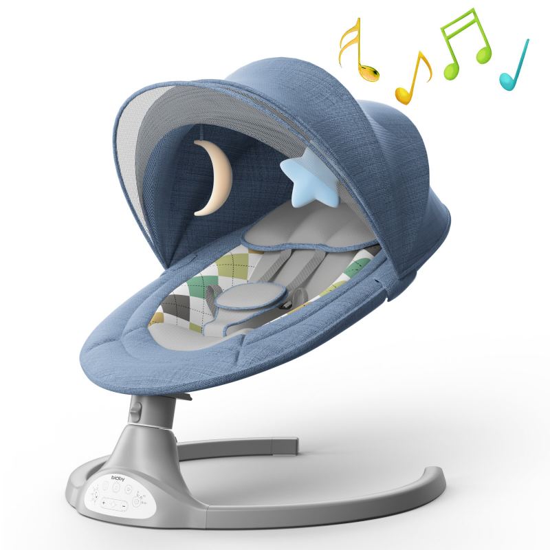 Houpací Křeslo Kimbosmart Baby Houpačka Multifunkční Hudební Elektrická