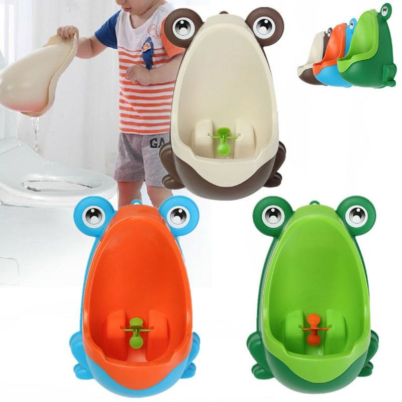 Lovely Frog Kartáč Čištění Dětský Nočník Toaleta Školení Pisoár Kid Boy Čůrání Odnímatelná Koupelna