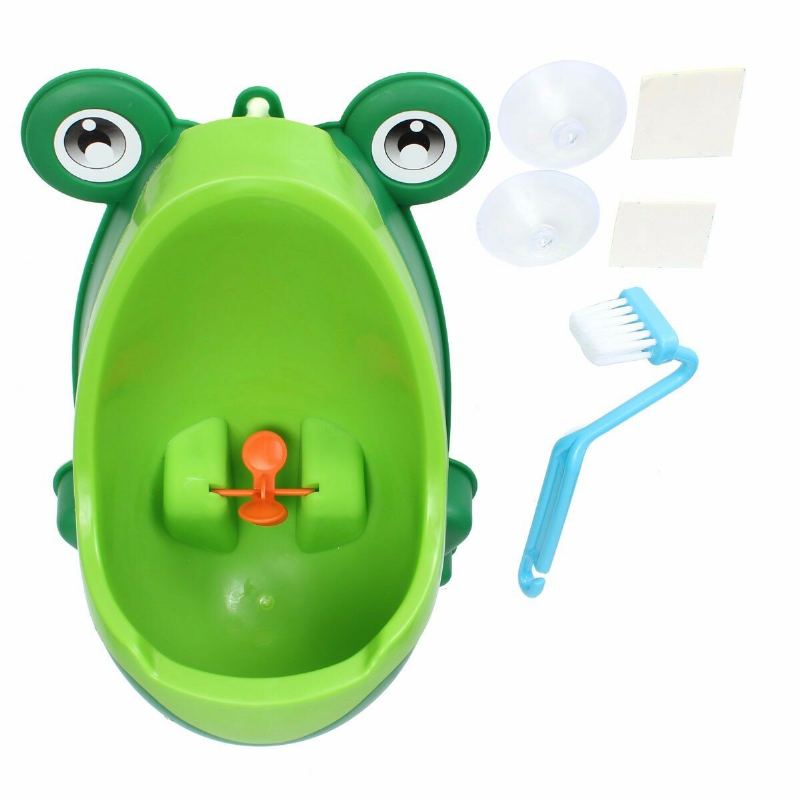 Lovely Frog Kartáč Čištění Dětský Nočník Toaleta Školení Pisoár Kid Boy Čůrání Odnímatelná Koupelna