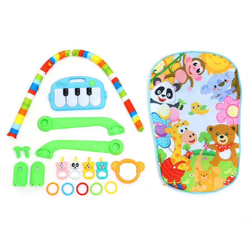 Musical Piano Activity Soft Fitness Four Kinds Kid Playmat Spací Bavlněná Podložka