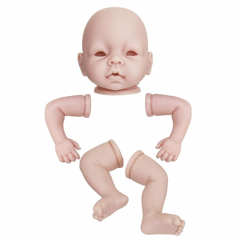 Silikonový Vinyl Diy Reborn Baby Doll Příslušenství Živé Dárky Pro Batolata Bez Těla