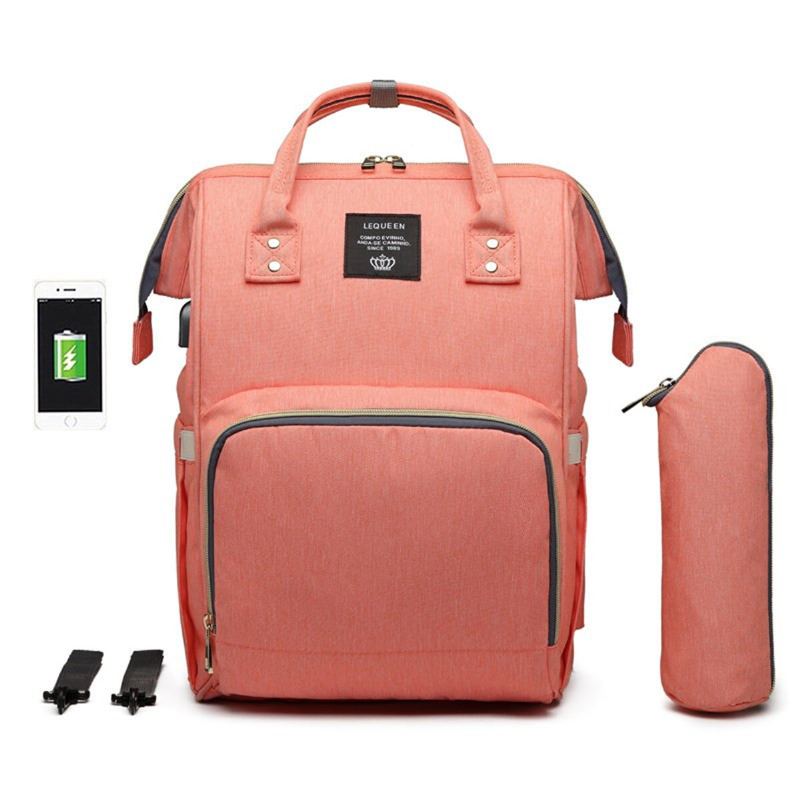 Vodotěsné Tašky Na Dětské Plenky Tote Mummy Travel Usb Port Backpack