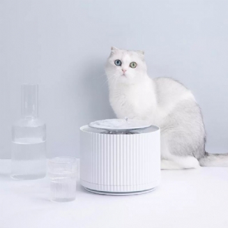 Dávkovač Vody Furrytail Smart Cat Pro Domácí Mazlíčky Čistička 5vrstvý Filtr 360stupňový Otevřený Podnos Na Pití Fontánka Pro Z Chytrého Krmítka Pro