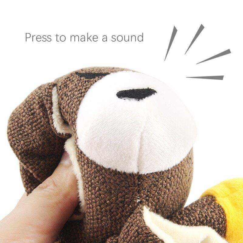 Domácí Mazlíčci Squeaky Sniffing Animal Slow Feeding Training Dog Toy