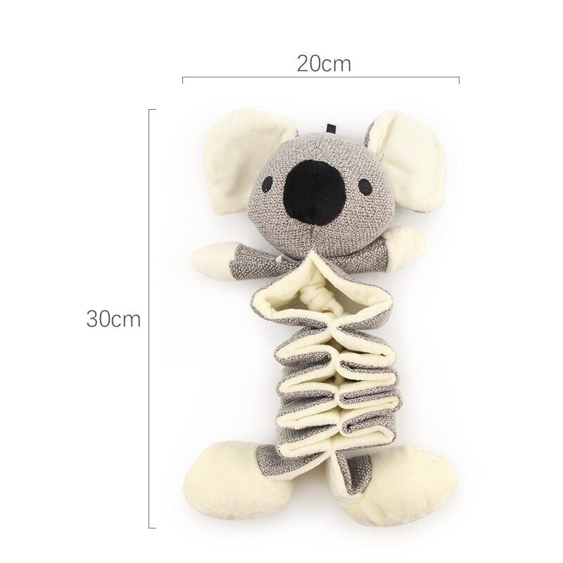 Domácí Mazlíčci Squeaky Sniffing Animal Slow Feeding Training Dog Toy