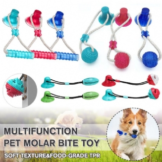 Multifunkční Hračka Na Kousání Třeňů Pro Psy/kočky Funny Cute Molar Stick