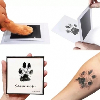 Pet Paw Prints Ink Pad Bezpečný Netoxický Suvenýr S Dlouhou Životností