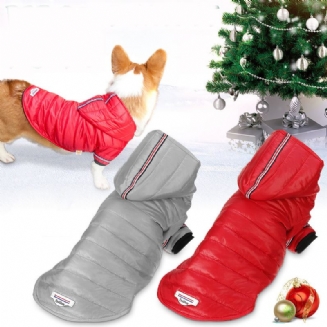 Psí Teplé Oblečení Zimní Vesta Vodotěsná Silná Polstrovaná Bunda Pro Mazlíčky Potřeby Pro Lovecké Psy