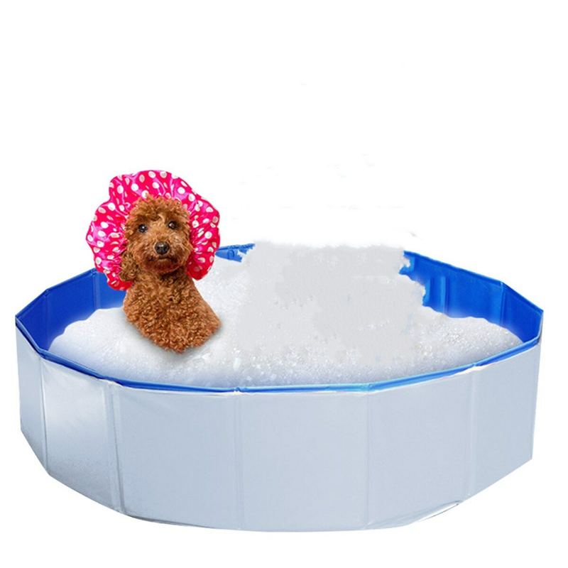 Venkovní Bazén Pro Domácí Mazlíčky Sprcha Skládací Pro Snadné Přenášení Pes Kočka Pro
