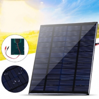 10w Solární Panel S Klipy Polykrystalický Silikonový Článek Ip65 Přenosný Vodotěsný Venkovní Kemping Cestování