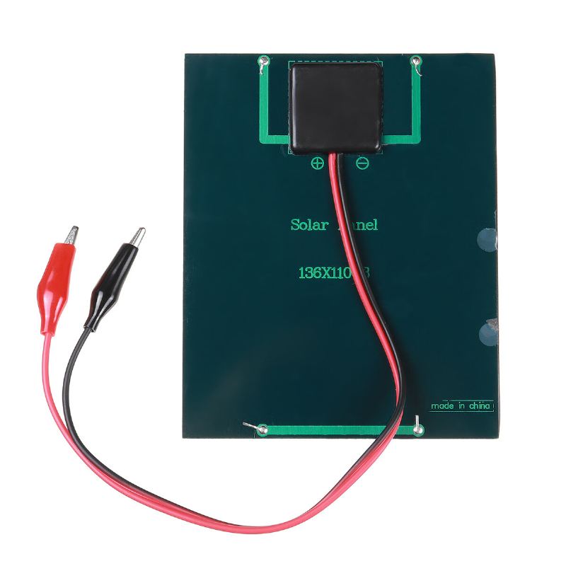 10w Solární Panel S Klipy Polykrystalický Silikonový Článek Ip65 Přenosný Vodotěsný Venkovní Kemping Cestování