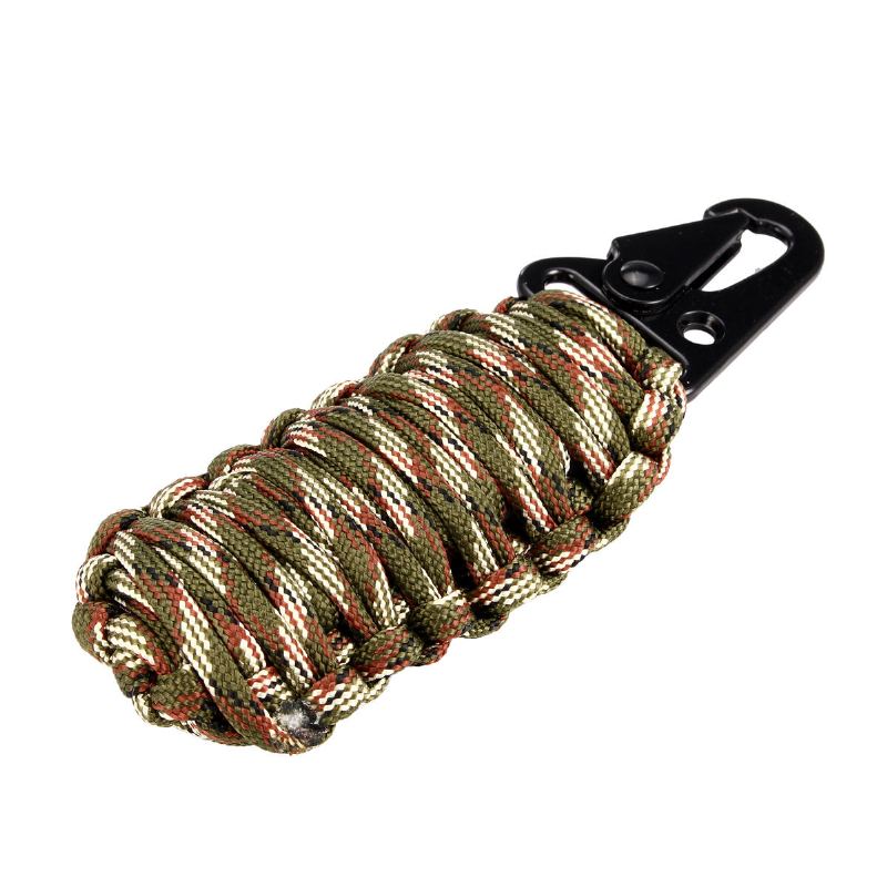 16 Ks Outdoor Paracord Kit Survival Lanový Set Rybářské Potřeby Camping Karabina Nouzové Vybavení