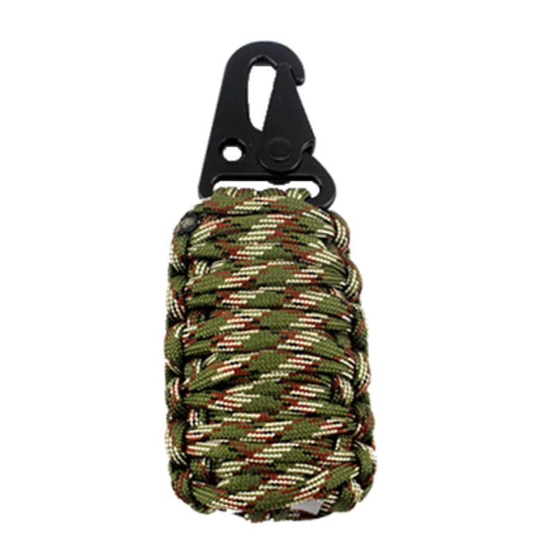 16 Ks Outdoor Paracord Kit Survival Lanový Set Rybářské Potřeby Camping Karabina Nouzové Vybavení