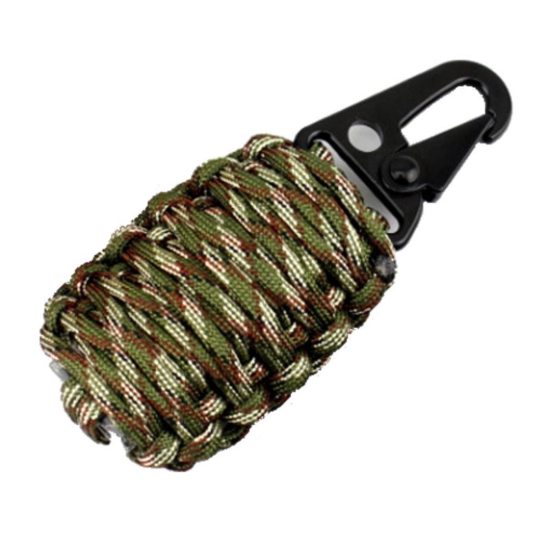 16 Ks Outdoor Paracord Kit Survival Lanový Set Rybářské Potřeby Camping Karabina Nouzové Vybavení