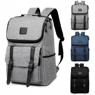 16palcový Batoh Na Notebook Oxford Satchel Rucksack Student Školní Taška Camping Cestování Ženy Muži