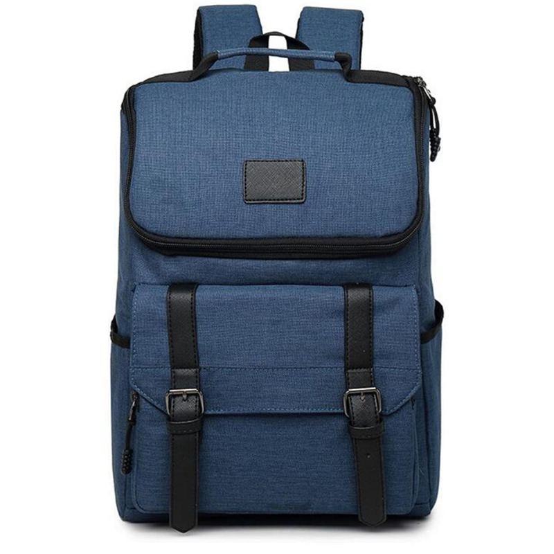 16palcový Batoh Na Notebook Oxford Satchel Rucksack Student Školní Taška Camping Cestování Ženy Muži