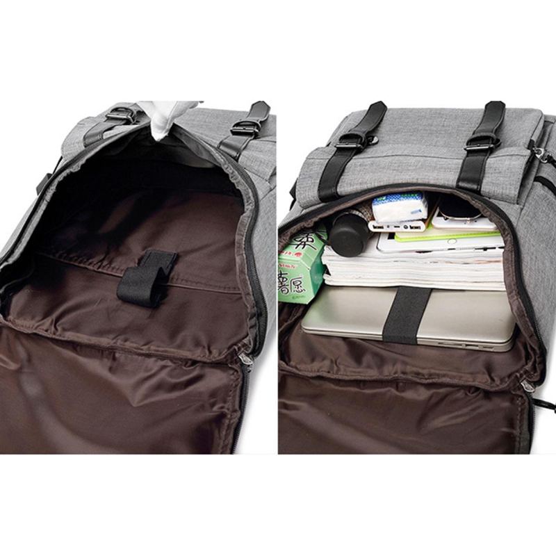 16palcový Batoh Na Notebook Oxford Satchel Rucksack Student Školní Taška Camping Cestování Ženy Muži