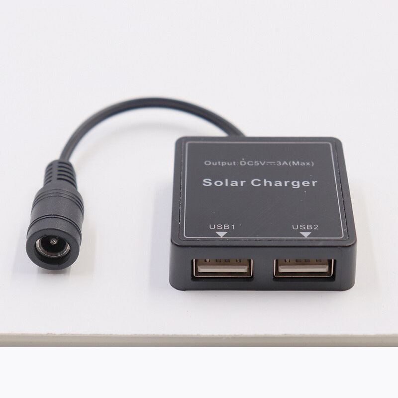 18v Solární Napájecí Systém Vodotěsný Nouzový Usb Nabíjecí Panel S 40a/50a/60a Soupravou Ovladače Nabíječky Camping Travel Power Generation