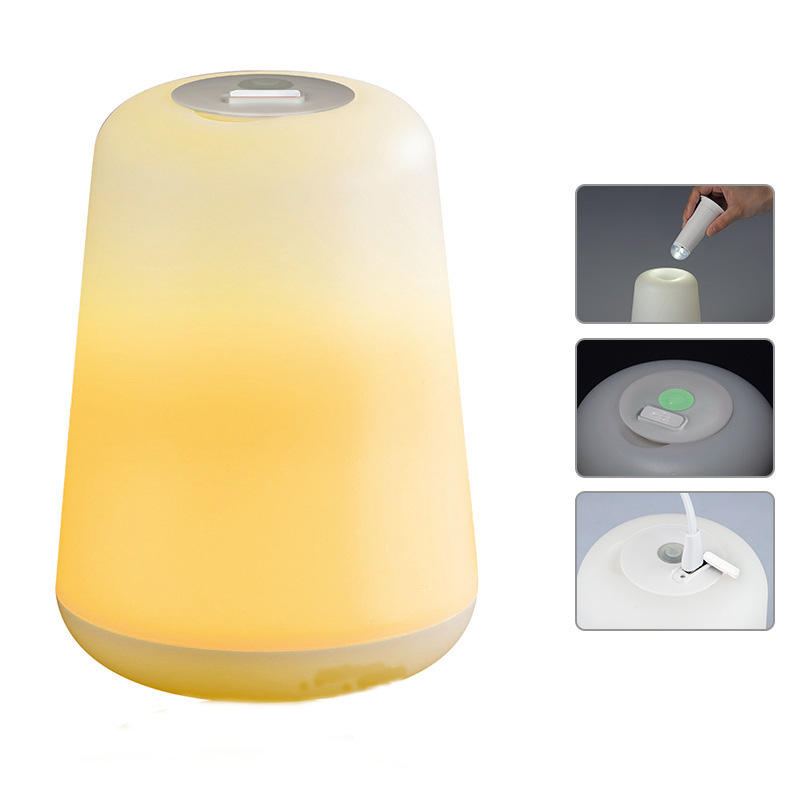 1w Usb Noční Světlo Lampa Plastová 60lm Camping Lamp Table Stůl Led Se Dvěma Režimy