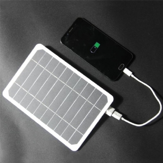 205*140mm 5v 5w Solární Panel Vysoký Výkon Pro Mobilní Telefon Usb Power Bank Baterie Nabíječka Camping