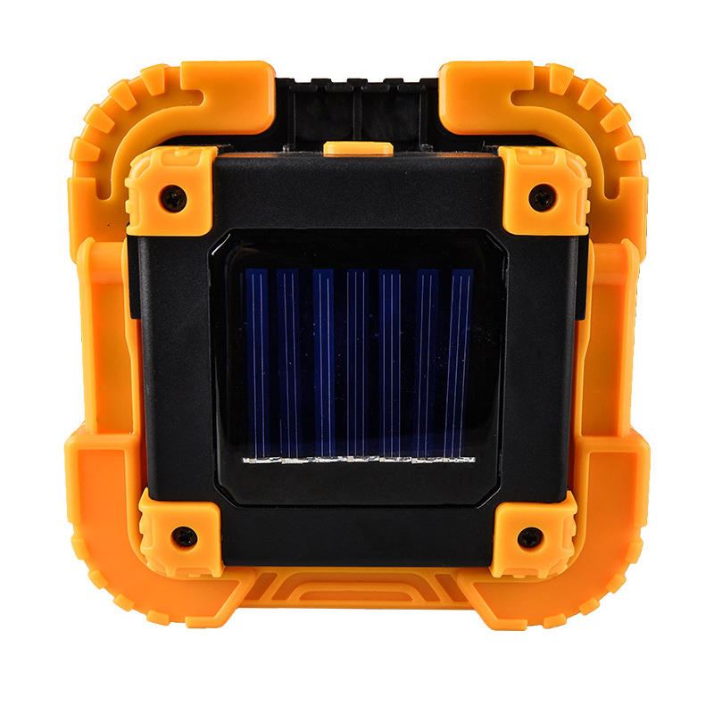 20w Led Cob Solární Pracovní Světlo Vodotěsné Usb Dobíjecí Reflektor Bodové Outdoor Camping Nouzová Svítilna