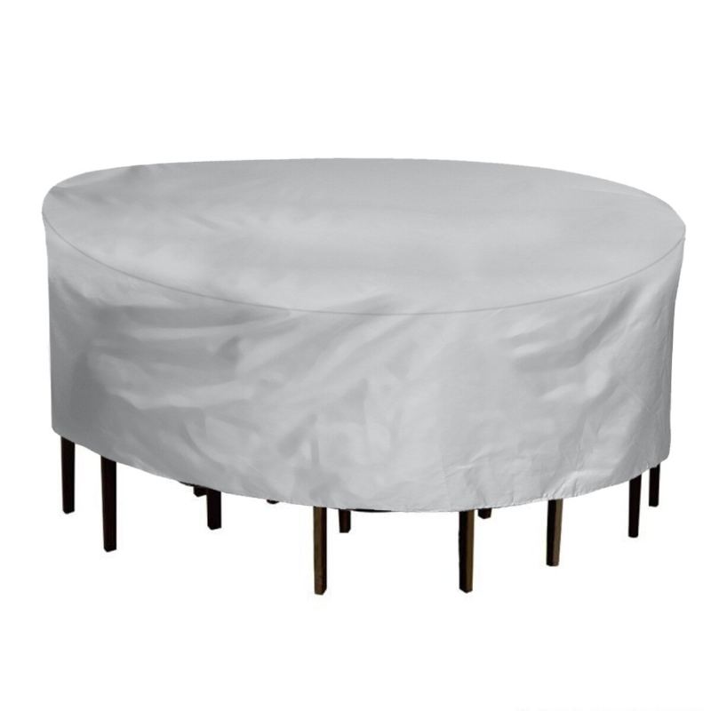 210d Oxford Furniture Cover Kulatý Ochranný Kryt Vodotěsný Venkovní Zahrada Prachotěsný