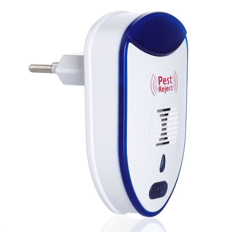 2pcs Multifunkční Invertorový Odpuzovač Komárů Ultrazvukový Myší Vnitřní A Venkovní Deratizátor