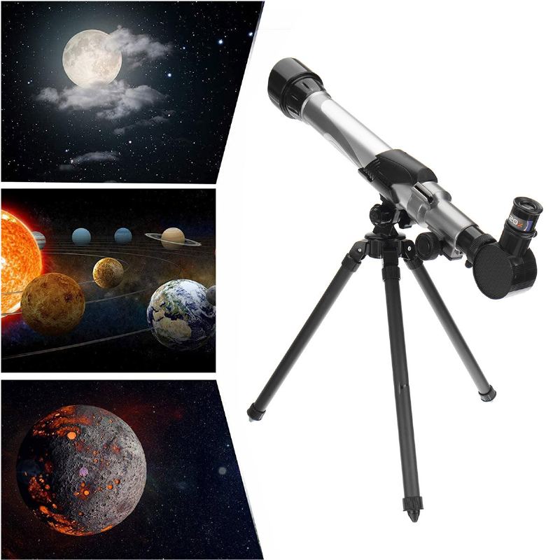 30-40x Astronomický Dalekohled Hd Refrakční Optický Monokulár Pro Dospělé Děti Začátečníky Se Stativem