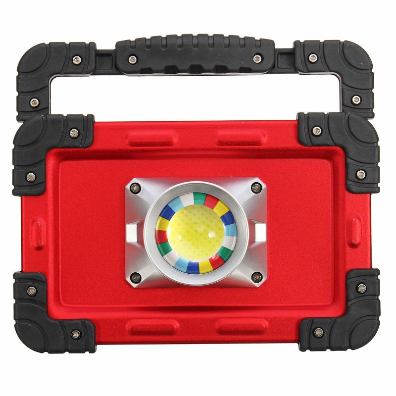 30w 500lm 69 Led Cob Flood Light Vodotěsná Dobíjecí Pracovní Lampa Camping Stan Lucerna