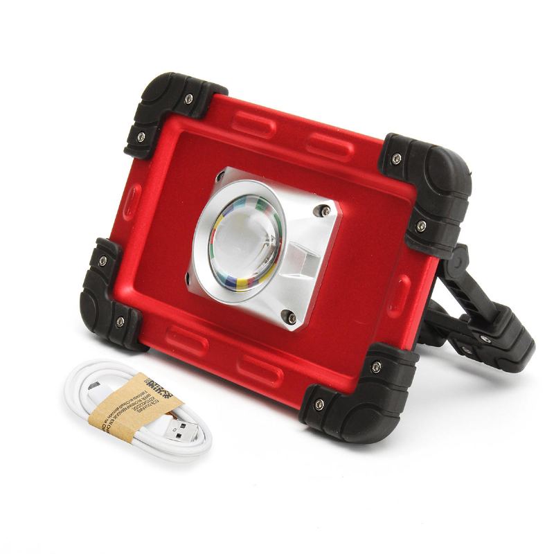 30w 500lm 69 Led Cob Flood Light Vodotěsná Dobíjecí Pracovní Lampa Camping Stan Lucerna