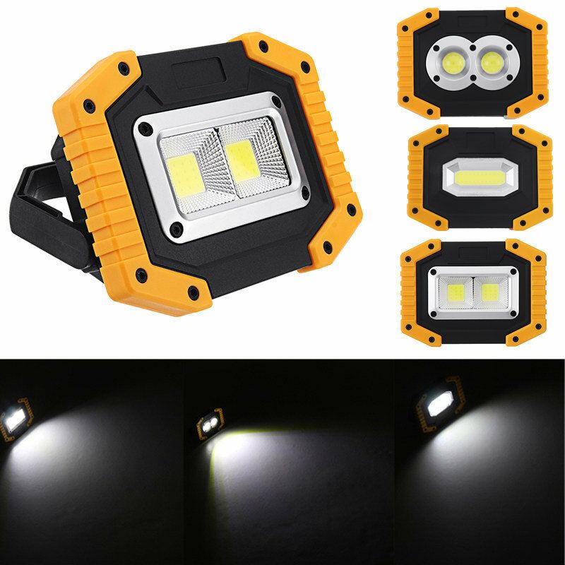 30w Usb Led Cob Světlo Venkovní 3 Režimy Pracovní Camping Nouzová Lucerna Baterka Reflektor Light