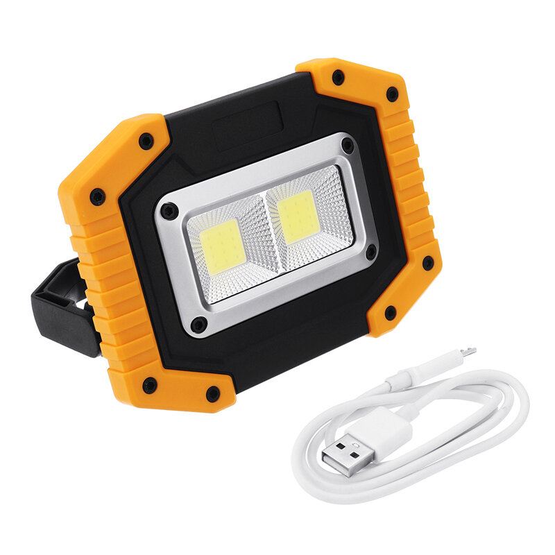 30w Usb Led Cob Světlo Venkovní 3 Režimy Pracovní Camping Nouzová Lucerna Baterka Reflektor Light