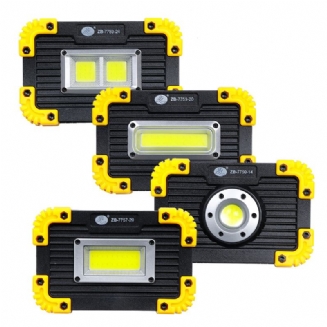 50w Cob Pracovní Světlo Usb Nabíjení 3 Režimy Camping Light Floodlight Nouzová Svítilna Venkovní Cestování