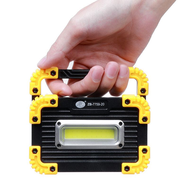 50w Cob Pracovní Světlo Usb Nabíjení 3 Režimy Camping Light Floodlight Nouzová Svítilna Venkovní Cestování