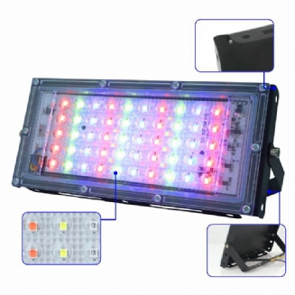 50w Rgb Led Reflektor Ac 220v 230v 240v Venkovní Bodový Ip65 Vodotěsná Led Pouliční Lampa Osvětlení Krajiny