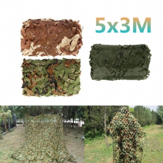 5x3m Potah Na Auto Vojenská Maskovací Síť Lov Woodland Army Training Camo Síť Do Auta Stan Stínidlo Camping Sunshade Network