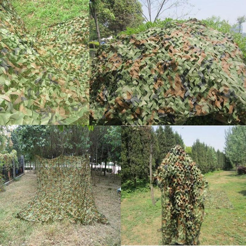 5x3m Potah Na Auto Vojenská Maskovací Síť Lov Woodland Army Training Camo Síť Do Auta Stan Stínidlo Camping Sunshade Network