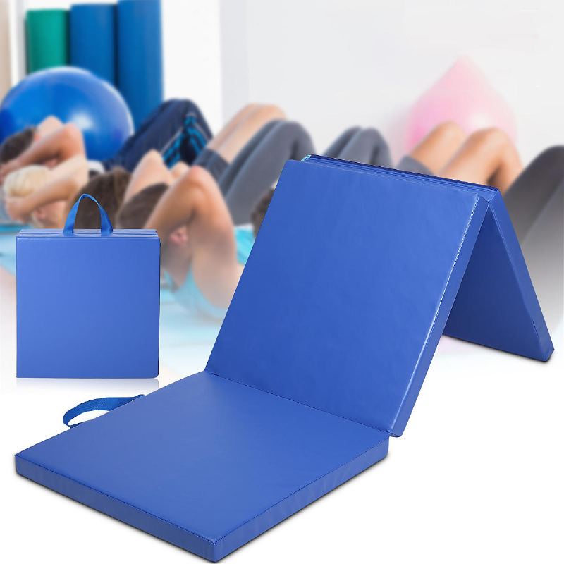 70 × 23 × 2 Palce 3 Záhyby Gymnastická Podložka Posilovna Na Cvičení Na Jógu Přenosná Airtrack Panel Lezení Pilates Pad Polštář