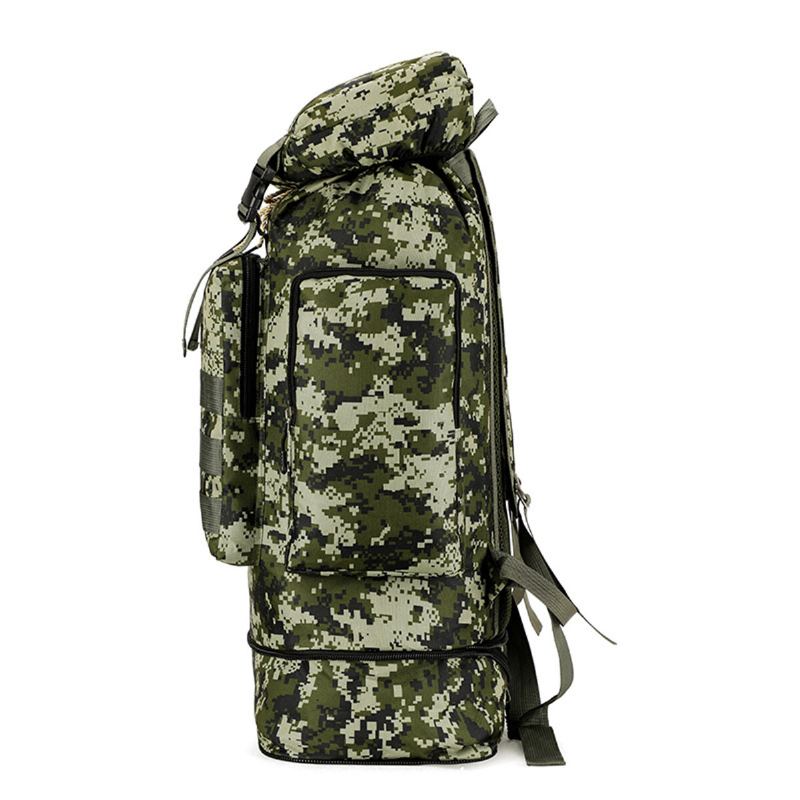 80l Vícebarevný Velkokapacitní Vodotěsný Taktický Batoh Outdoor Cestování Turistika Camping Bag