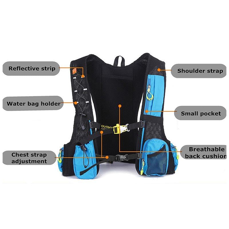 Batoh Na Kolo Sportovní Polyster Outdoor Bag