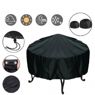 Bbq Gill Cover Vodotěsný Uv Protector Plynový Hořák Na Dřevěné Uhlí Kulatý Kryt Outdoor Camping Piknik