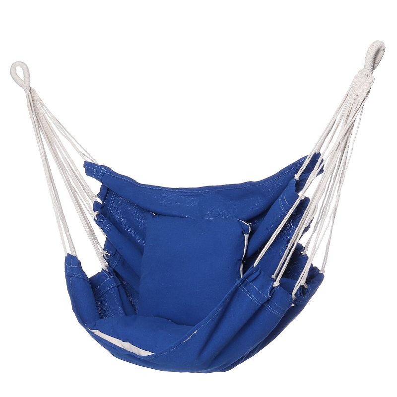 Camping Hammock Chair Houpačka Seat Indoor Outdoor Skládací Závěsné Křeslo S Lanem Polštář