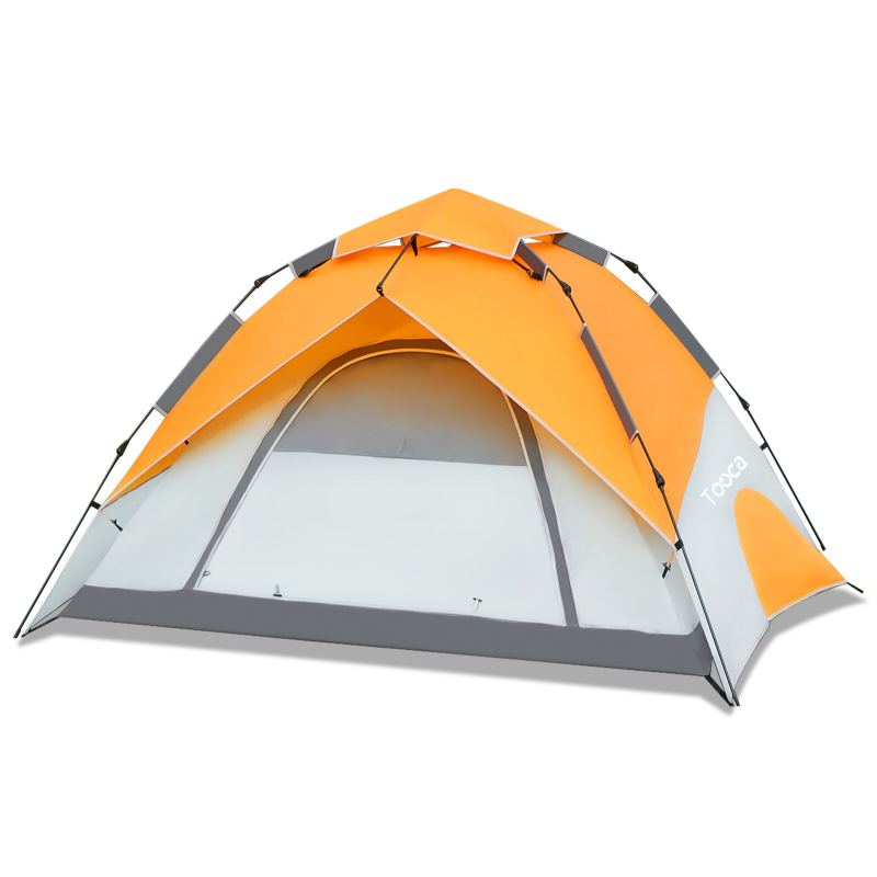 Campingový Stan Tooca Pro 4 Osoby Okamžité Nastavení Automatický Kupolový Vodotěsný Větruodolný Outdoor Camping Přístřešky Na Ochranu Před Sluncem