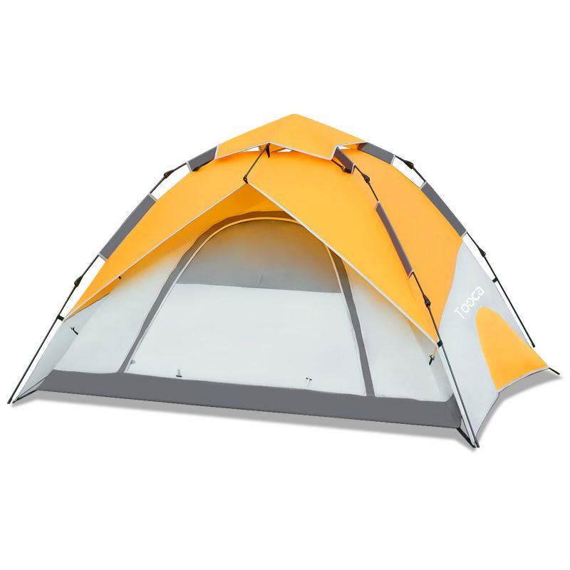 Campingový Stan Tooca Pro 4 Osoby Okamžité Nastavení Automatický Kupolový Vodotěsný Větruodolný Outdoor Camping Přístřešky Na Ochranu Před Sluncem